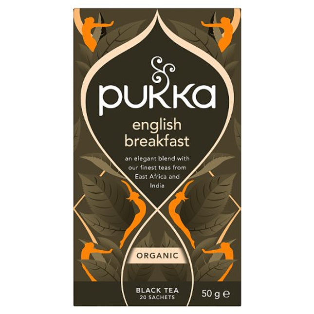 Pukka Organic English Breakfast  20 Tea Sachets 50g