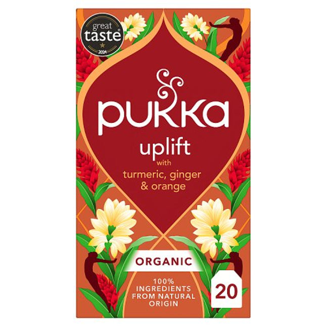 Pukka Organic Turmeric, Ginger & Orange Tea 20 Tea Sachets 36g