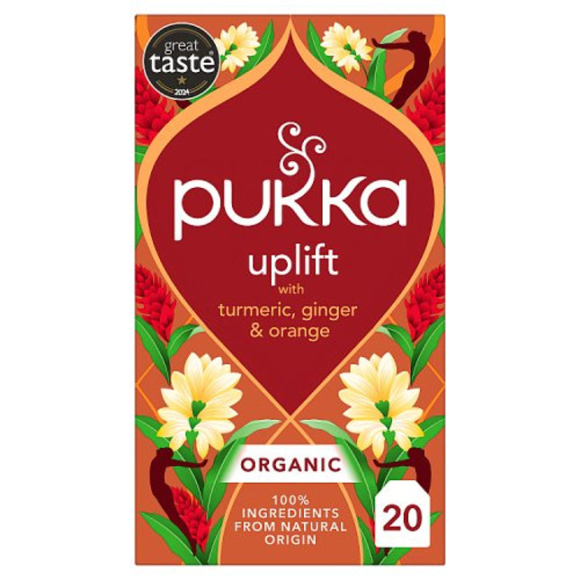 Pukka Organic Turmeric, Ginger & Orange Tea 20 Tea Sachets 36g