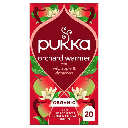 Pukka Organic Wild Apple & Cinnamon 20 Tea Sachets 36g