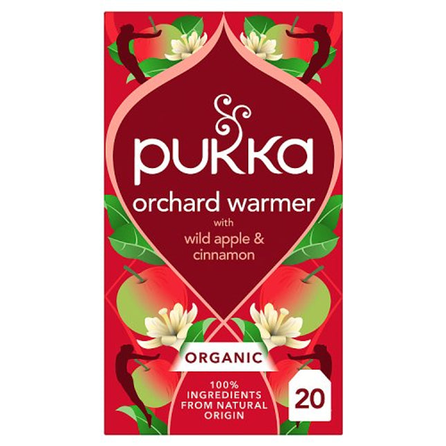 Pukka Organic Wild Apple & Cinnamon 20 Tea Sachets 36g