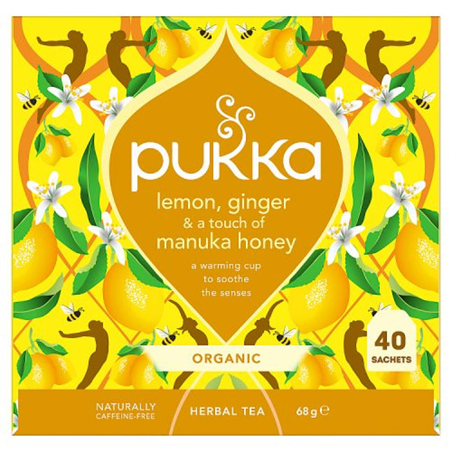 Pukka Lemon, Ginger & A Touch of Manuka Honey 40s