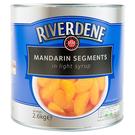 Riverdene Mandarin Segments in Light Syrup 2.6kg