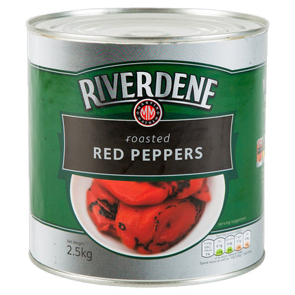 Riverdene Roasted Red Peppers 2.5kg