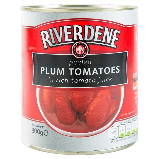 Riverdene Peeled Plum Tomatoes 800g