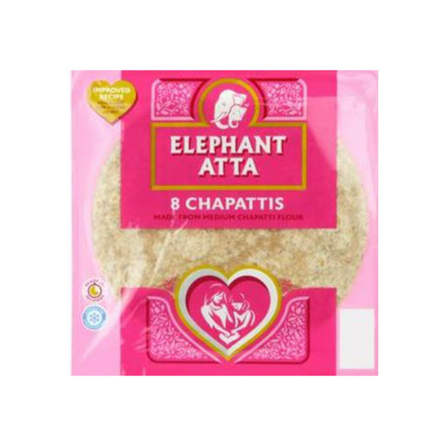 Santa Maria  8 x 8in Elephant Atta Chapattis  360g