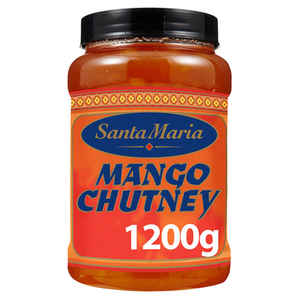 Santa Maria Mango Chutney Original 1200Gx6 1200g