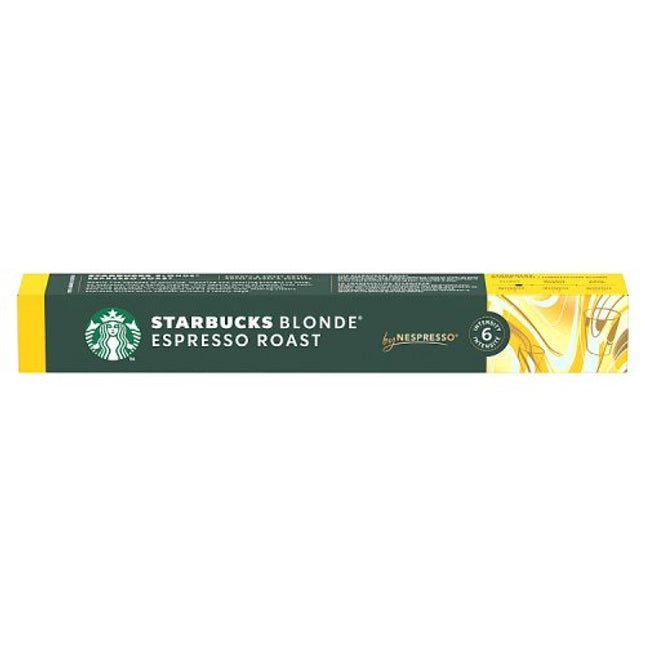 Starbucks by Nespresso Blonde Espresso Roast Coffee Pods x10 53g