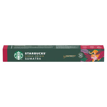 Starbucks by Nespresso Single-Origin Sumatra Dark Coffee Pods x10 55g
