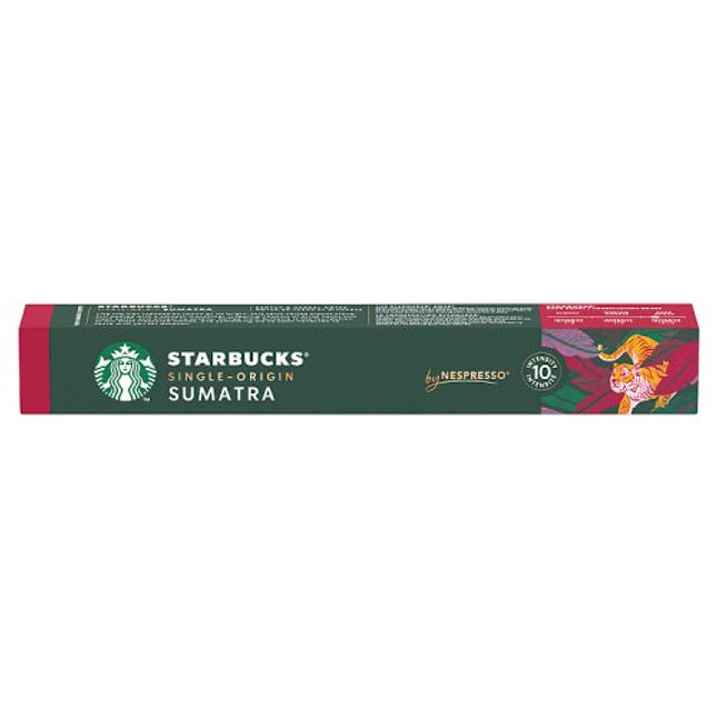 Starbucks by Nespresso Single-Origin Sumatra Dark Coffee Pods x10 55g