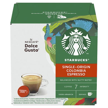 Starbucks by Nescafé Dolce Gusto Single-Origin Colombia Espresso Coffee Pods x12 66g