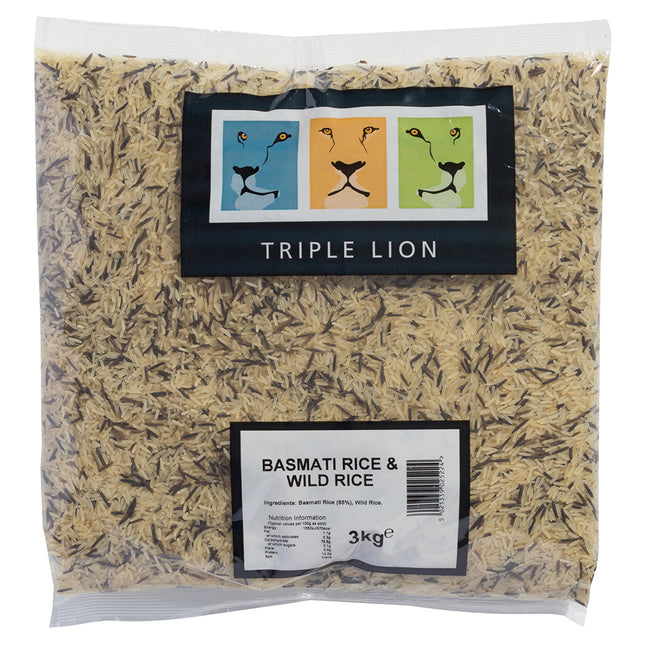 Triple Lion Basmati & Wild Rice 3kg