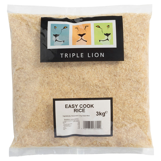 Triple Lion Easy Cook Long Grain Rice 3kg