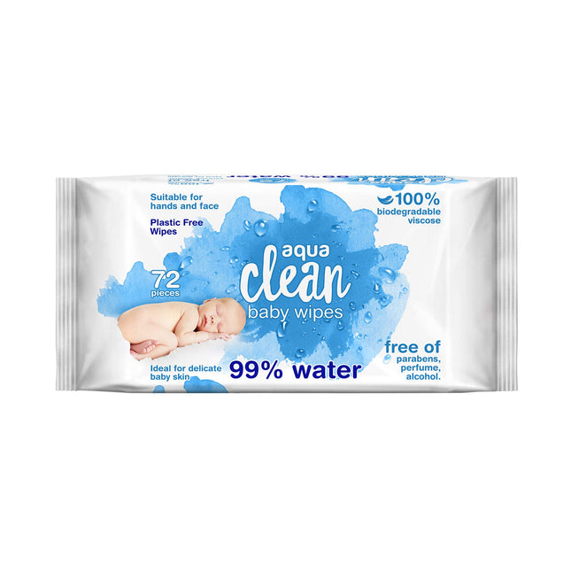 Aqua Clean baby Wipes 72s