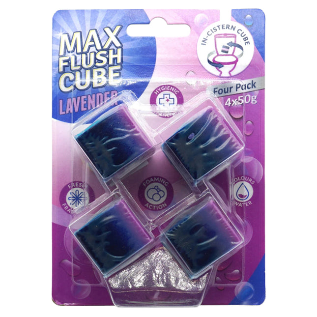 Max Flush Cube Lavender 4x50g