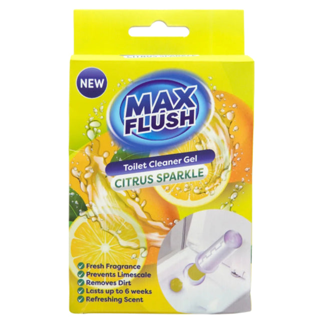 Max Flush Toilet Cleaner Gel 45ml Citrus Sparkle
