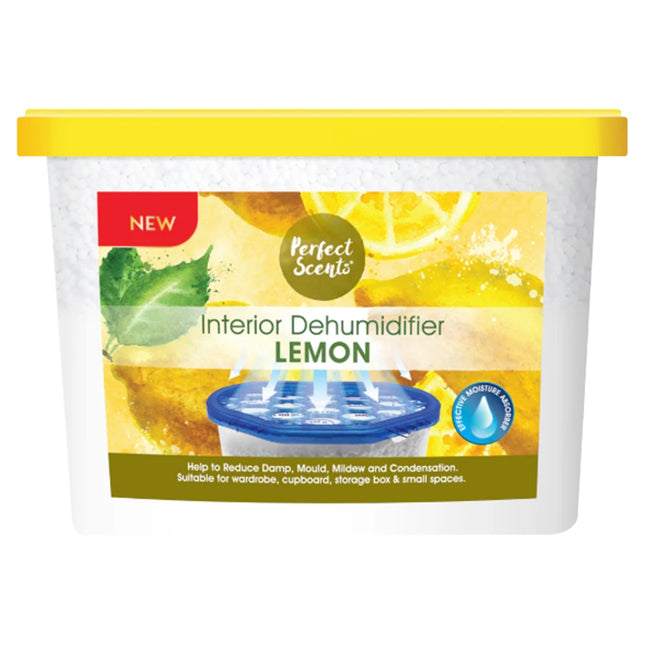 Perfect Scents Lemon Scented Dehumidifier 500ml capacity