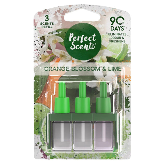 Perfect Scents Orange Bloosom & LIme Plug In 3 Scents Refill 20ml