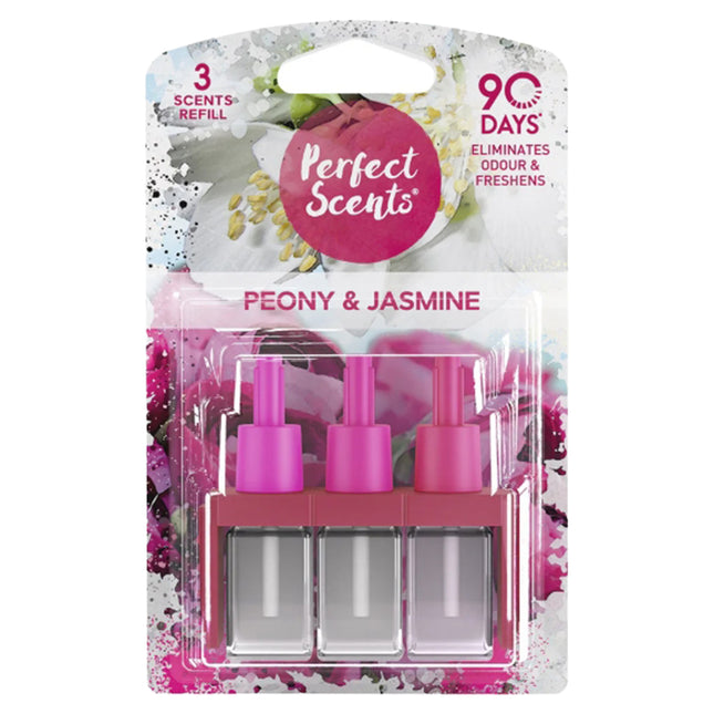 Perfect Scents Peony & Jasmine Plug In 3 Scents Refill 20ml