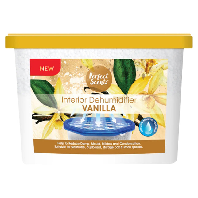 Perfect Scents Vanilla Scented Dehumidifier 500ml capacity