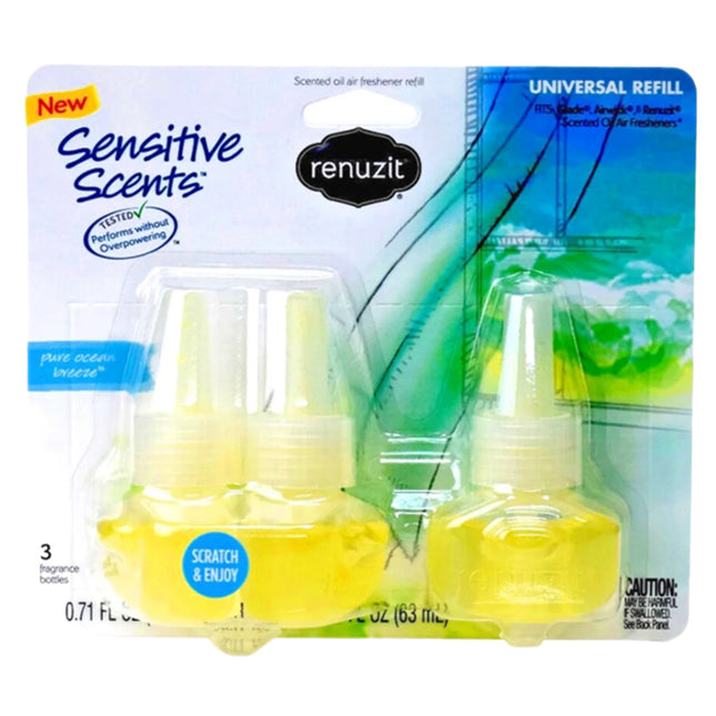 Pure Ocean Breeze Air Freshener Refill 3pk