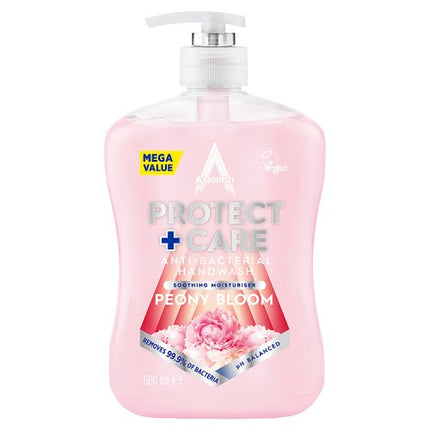 Astonish Anti-Bacterial Peony Bloom Handwash 600ml