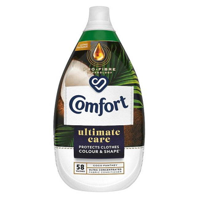 Comfort 58 Wash Ultimate Care Coco Fantasy Fabric Conditioner 870ml
