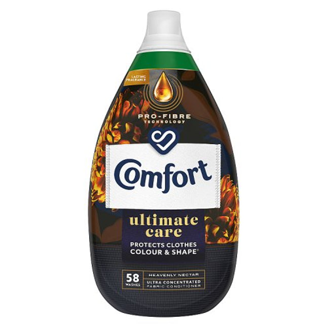 Comfort Ultimate Care 58 Wash Heavenly Nectar Fabric Conditioner 870ml
