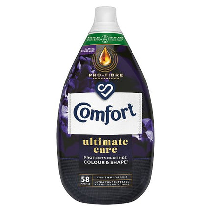 Comfort Ultimate Care 58 Wash Lavish Blossom Fabric Conditioner 870ml