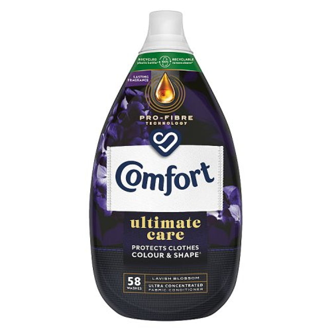 Comfort Ultimate Care 58 Wash Lavish Blossom Fabric Conditioner 870ml