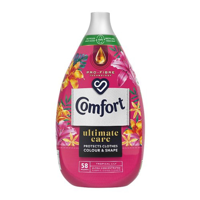 Comfort Tropical Lily Fabric Conditioner 58 Wash 870ml