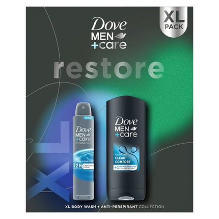Dove Men XL Clean Comfort Duo Gift Set 2 Piece