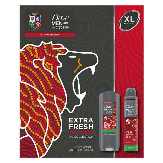 Dove Men XL Extra Fresh The Lions Duo Gift Set  2 Piece