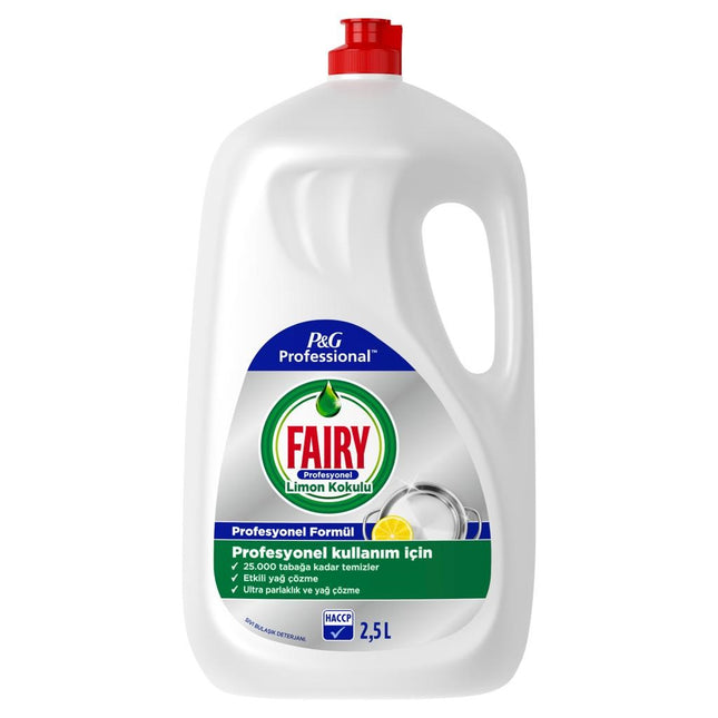 Fairy Professional Lemon Washing Up Liquid 2.5L (Turkish)