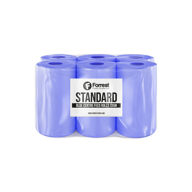 Forrest Standard Blue Centrefeed Roll 2ply 135m x6
