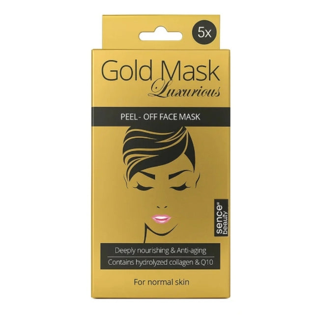 Gold Mask Peel Off Face Mask 5pk