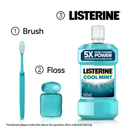 Listerine Cool Mint Mouthwash 500ml