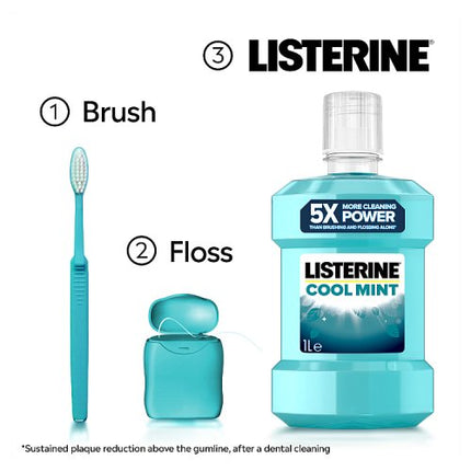 Listerine Cool Mint Mouthash 1L