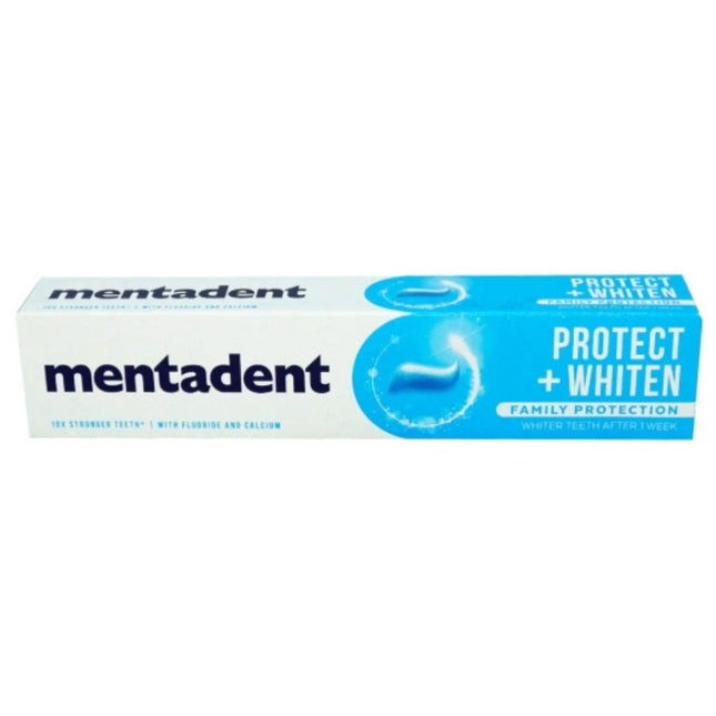 Mentadent Protect and Whiten Toothpaste 75ml