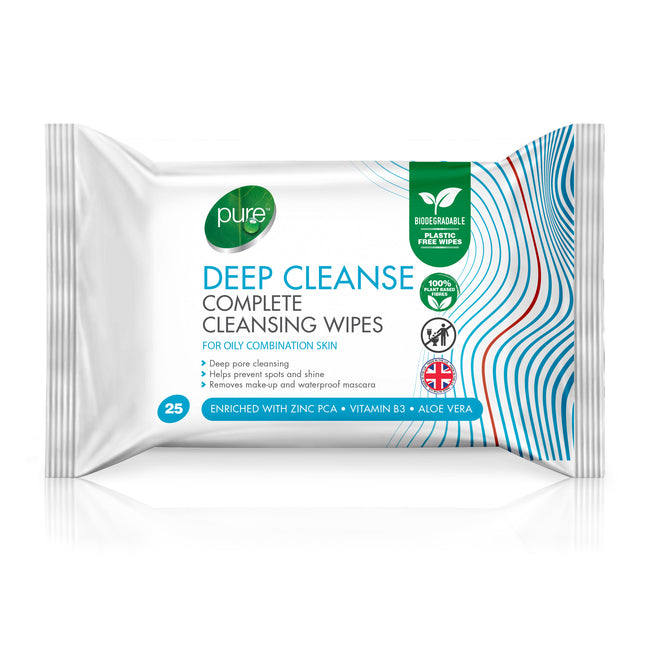 Pure Deep Cleanse Complete Cleansing Wipes x25