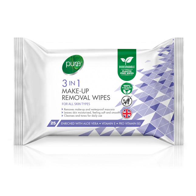 Pure 3in1 Make-Up Removal Wipes x25