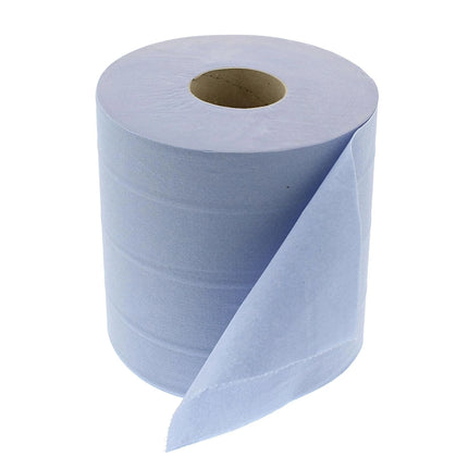 Samson Food Grade Blue Centrefeed Roll 2ply 110m x6