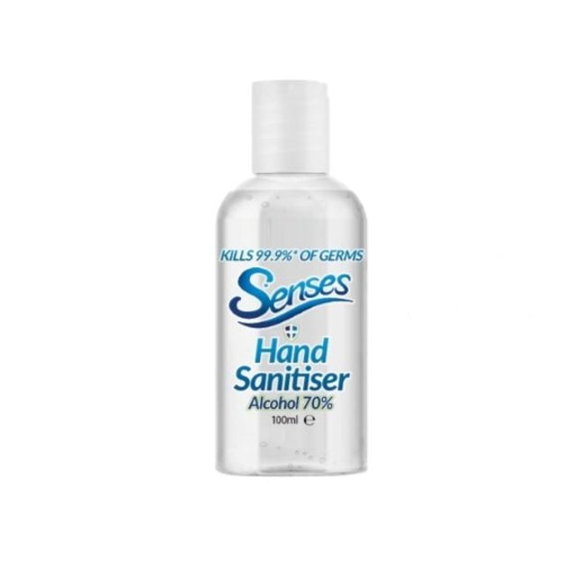 Senses 70% Alcohol Hand Sanitiser Gel 100ml