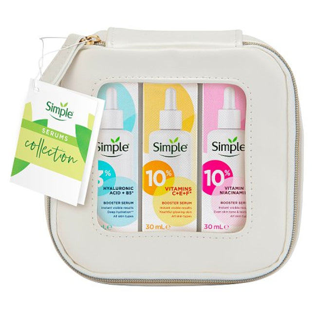 Simple Trio Serum Collection Gift Set 3x30ml with Travel Bag 3 Piece
