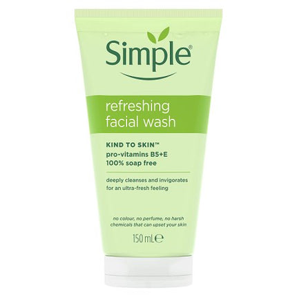 Simple Kind To Skin Gel Refreshing Facial Wash 150ml