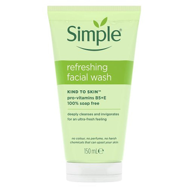 Simple Kind To Skin Gel Refreshing Facial Wash 150ml