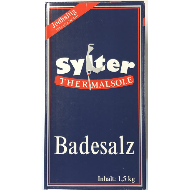 Sylter Thermalsole Badesalz 1.5kg (Bath Salts) German