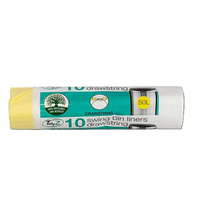 Tidyz Fresh Linen Swing Bin Liners 50 Litre x10