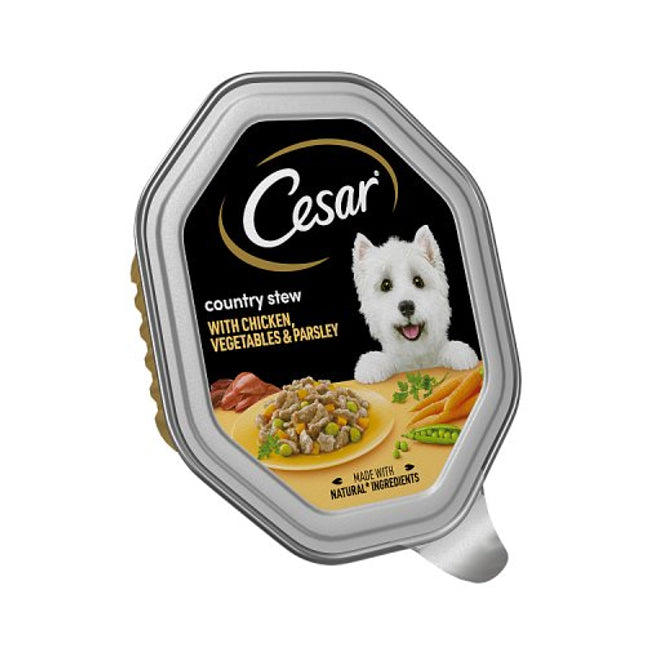 CESAR Country Stew with Chicken & Vegetable in Gravy 150g