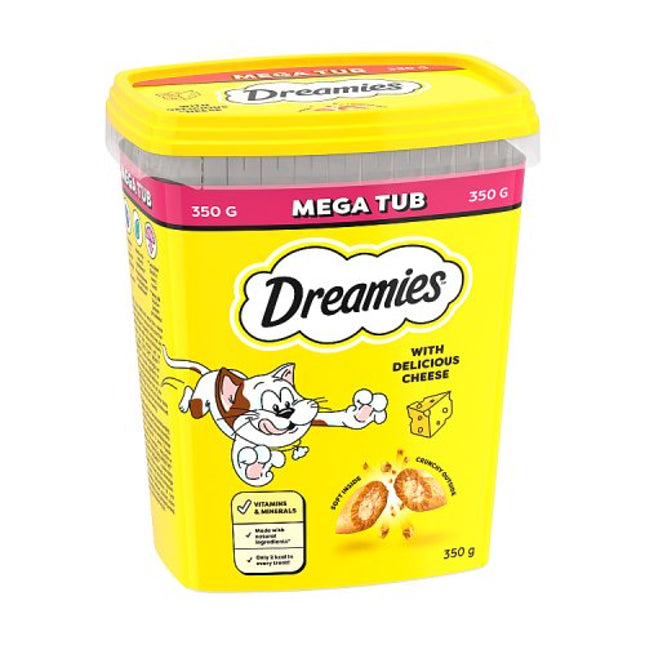 DREAMIES Cat Treats with Cheese 350g MegaTub